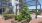 a planter in front of a building