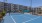 a pickleball court